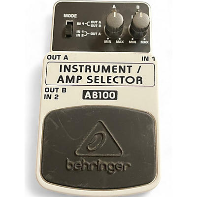 Used Behringer ab100 Pedal