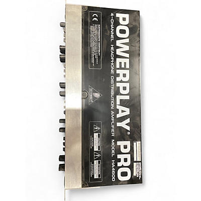 Used Behringer powerplay pro ha4600 Audio Interface