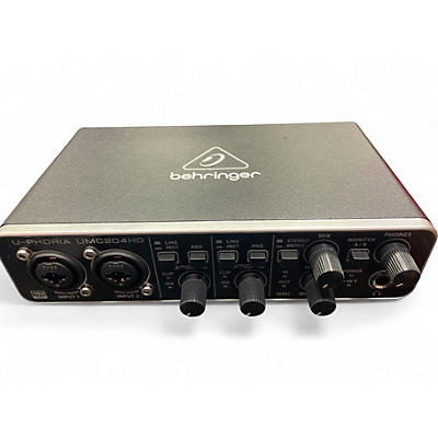 Used Behringer umc204 hd Audio Interface