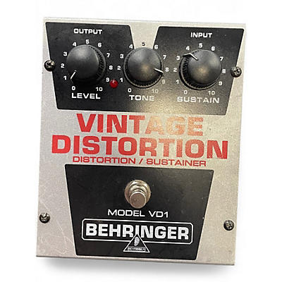 Used Behringer vd1 Effect Pedal