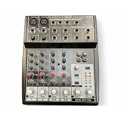Used Behringer xenyx 802 Unpowered Mixer