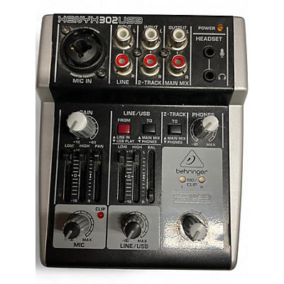 Used Behringer xenyx302usb MIDI Interface