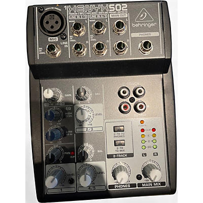Used Behringer xenyx502 Unpowered Mixer