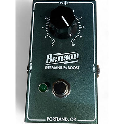 Benson Amps Used Benson Amps GERMANIUM BOOST Effect Pedal