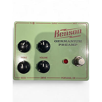 Used Benson Amps GERMANIUM PREAMP Effect Pedal