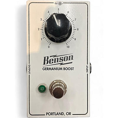 Benson Amps Used Benson Amps Germainum Boost Effect Pedal