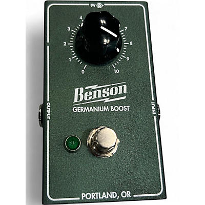 Used Benson Amps Germanium Boost Effect Pedal
