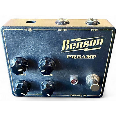 Used Benson Amps Preamp (Black and Yellow) Effect Pedal