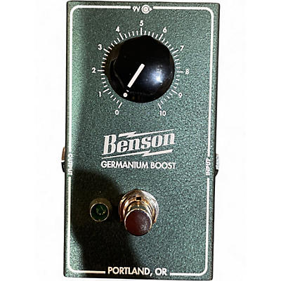 Used Benson Amps germanium boost Effect Pedal
