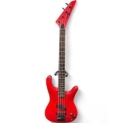 Used Bentley Series 10 Red Electric Bass Guitar