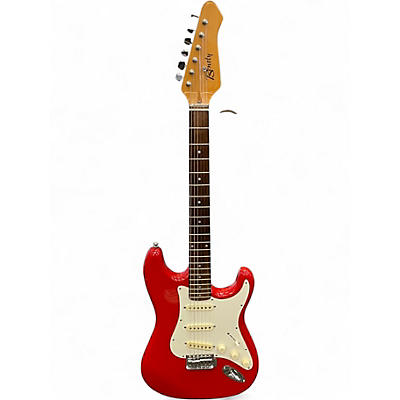 Used Bently S Style Red Solid Body Electric Guitar
