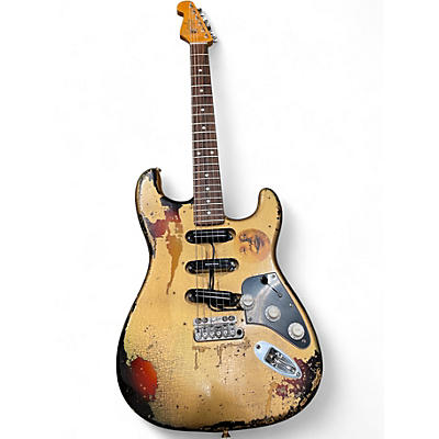 Used Berly S Style  Aged Gold Solid Body Electric Guitar