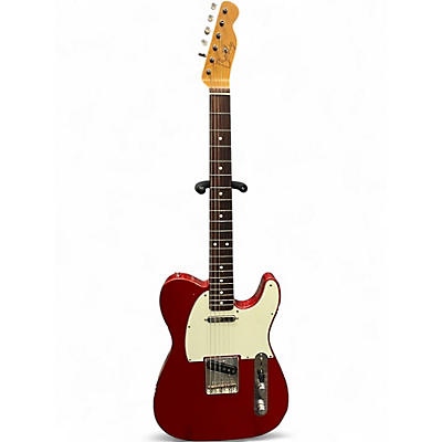 Used Berly T Style relic Metallic Red Solid Body Electric Guitar