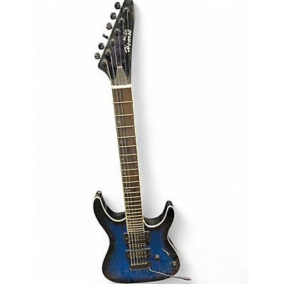 Used Big Lou hearse Blue Solid Body Electric Guitar