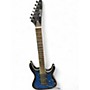Used Big Lou hearse Blue Solid Body Electric Guitar Blue