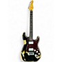 Used Big River Isabella Stratocaster Worn Black Solid Body Electric Guitar Worn Black