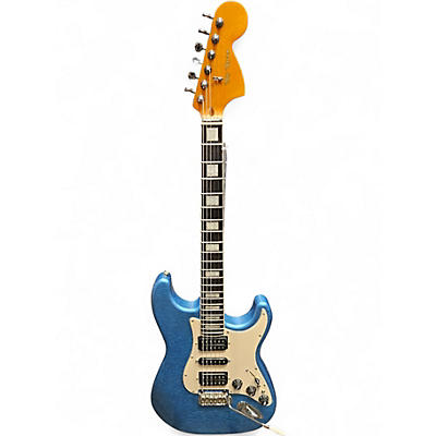 Used Big River S Style Blue Solid Body Electric Guitar