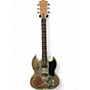 Used Big River WG (SG STYLE GUITAR) Custom Graphic Solid Body Electric Guitar Custom Graphic
