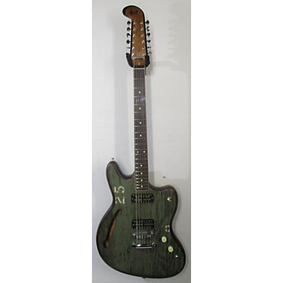 Used BilT Custom 12 String Bleacher Board Hollow Body Electric Guitar