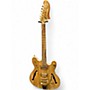 Used Bilt volare custom spalted maple w/falcon style back Hollow Body Electric Guitar spalted maple w/falcon style back