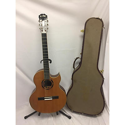 Used Bischhoff Custom Natural Classical Acoustic Electric Guitar