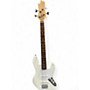 Used Bite J Bite White Electric Bass Guitar White