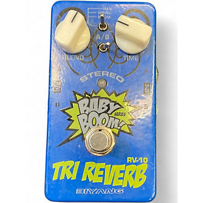 Used Biyang BABY BOOM TRI REVERB RV-10 Effect Pedal