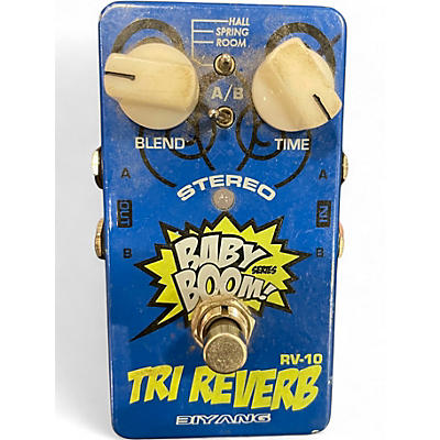 Used Biyang RV-10 Tri-Reverb Effect Pedal