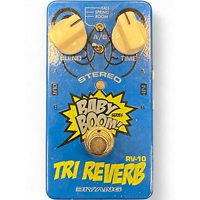 Used Biyang TRI REVERB Effect Pedal