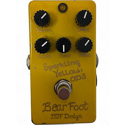 Used Bjf Designs Bear Foot Sparking Yellow Effect Pedal