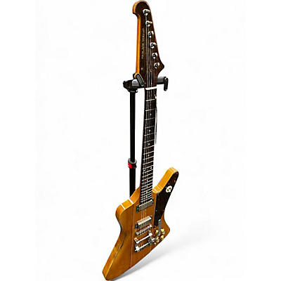 Used Black Volt Amplification Raven Korina Natural Solid Body Electric Guitar