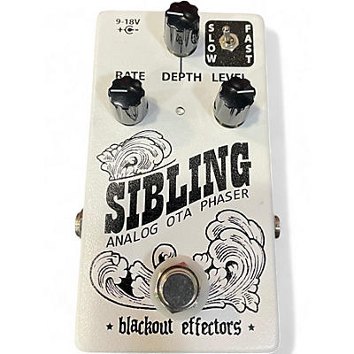 Used Blackout Effectors SIBLING ANALOG OTA PHASER Effect Pedal