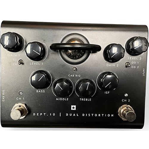 Used Blackstar DEPT 10. DUAL DISTORTION Effect Pedal