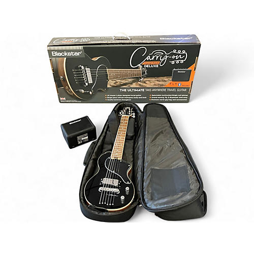 Blackstar Used Blackstar carry on deluxe Black Electric Guitar Pack Black