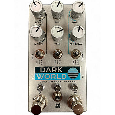 Used Bliss Audio Dark world dual channel reverb Effect Pedal