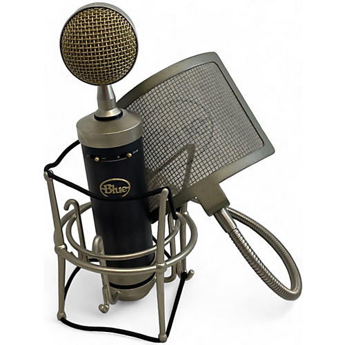 Blue Used Blue Baby Bottle Condenser Microphone