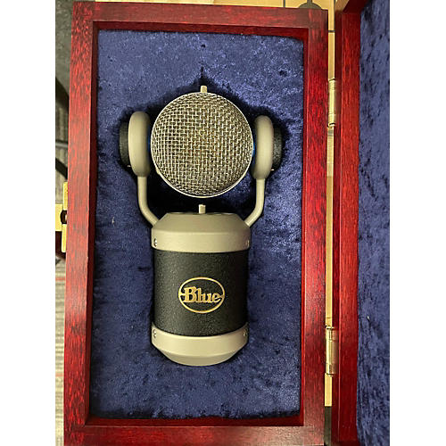 Blue Used Blue Mouse Condenser Microphone