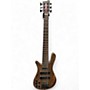 Used Blue Rock zebrawood Natural Electric Bass Guitar Natural