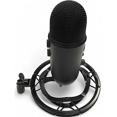 Used Blue YETI BLACKOUT USB Microphone