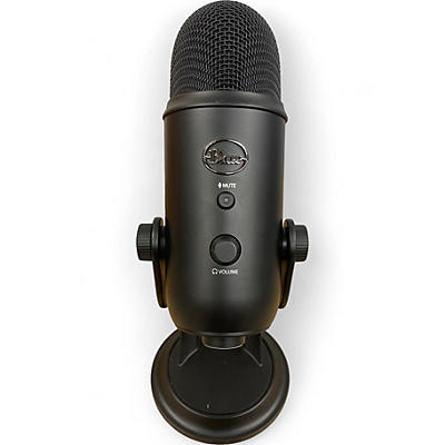 Used Blue Yeti Blackout USB Microphone
