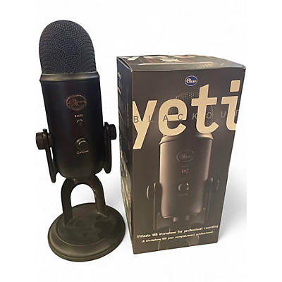 Used Blue Yeti Blackout USB Microphone