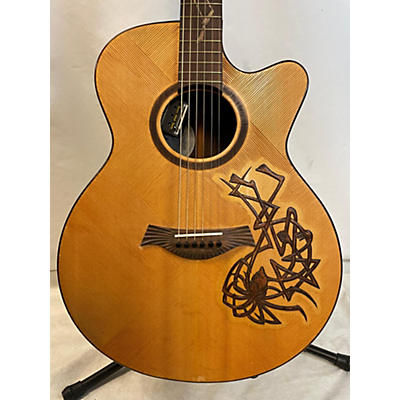 Blueberry Used Blueberry Custom Art Acoustic Electric Guitar