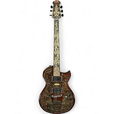 Used Blueberry Custom Single Cut Mahogany Solid Body Electric Guitar