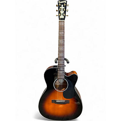 Used Blueridge BR-343CE 2 Color Sunburst Acoustic Electric Guitar