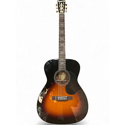 Used Blueridge BR343 Contemporary Series 000 2 Tone Sunburst Acoustic Guitar