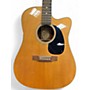 Used Blueridge BR60CE Contemporary Series Dreadnought Natural Acoustic Electric Guitar Natural