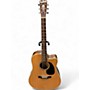 Used Blueridge BR60CE Contemporary Series Dreadnought Natural Acoustic Electric Guitar Natural
