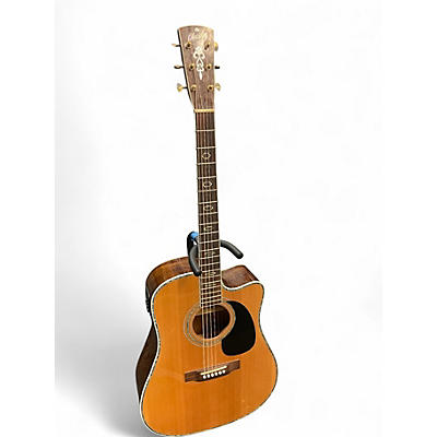 Used Blueridge BR70CE Natural Acoustic Electric Guitar