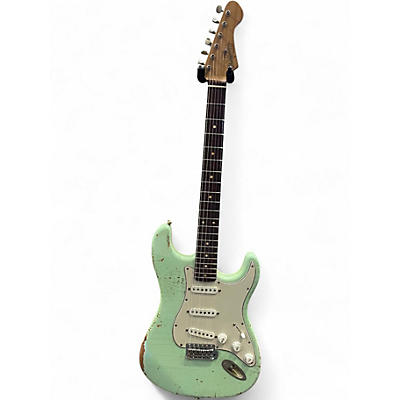 Used Bluesman STRATOCASTER Seafoam Green Solid Body Electric Guitar