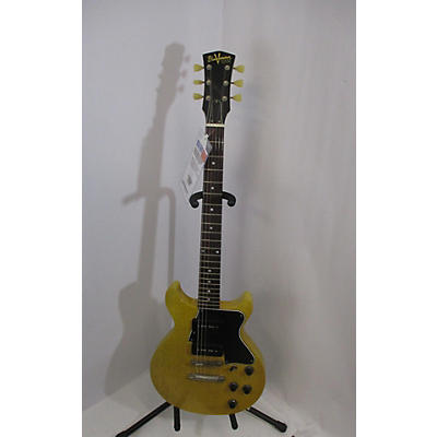 Used Bluesman Vintage Series Double Cutaway Hvy Relic TV Yellow Solid Body Electric Guitar